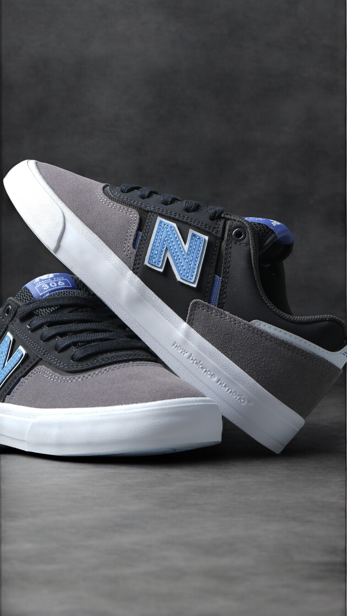 Zapatillas New Balance Numeric 306 Jamie Foy Negro Gris Azul