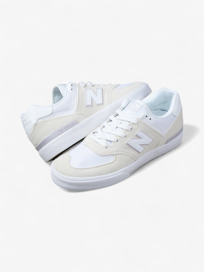 Zapatillas New Balance Numeric 574 Vulc Blanco Crema
