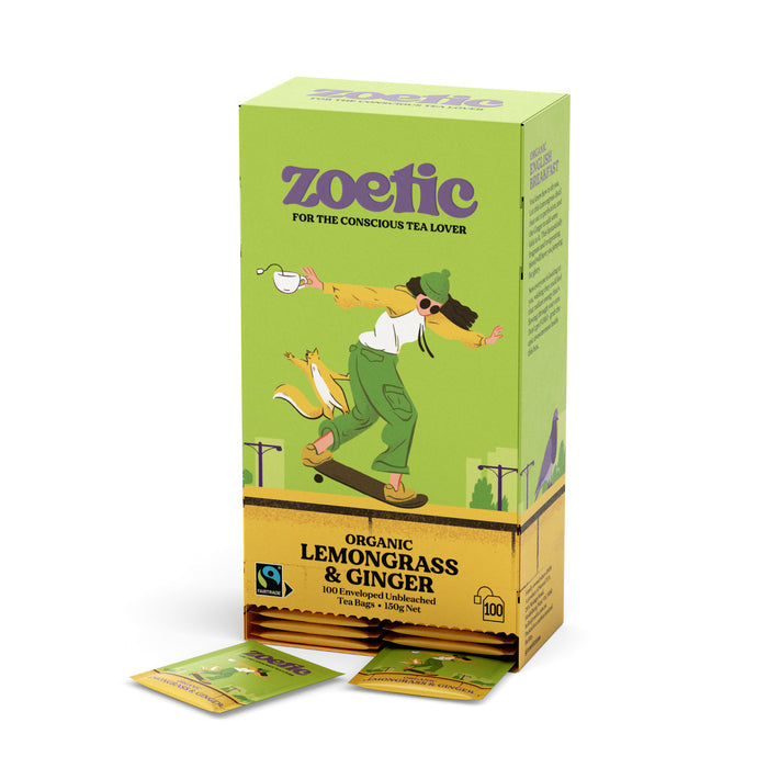 Zoetic Lemongrass & Ginger Tea